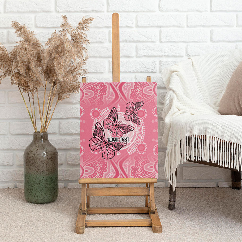 Personalized Pink Butterfly Spirit Canvas Wall Art Australia’s Breast Cancer Support