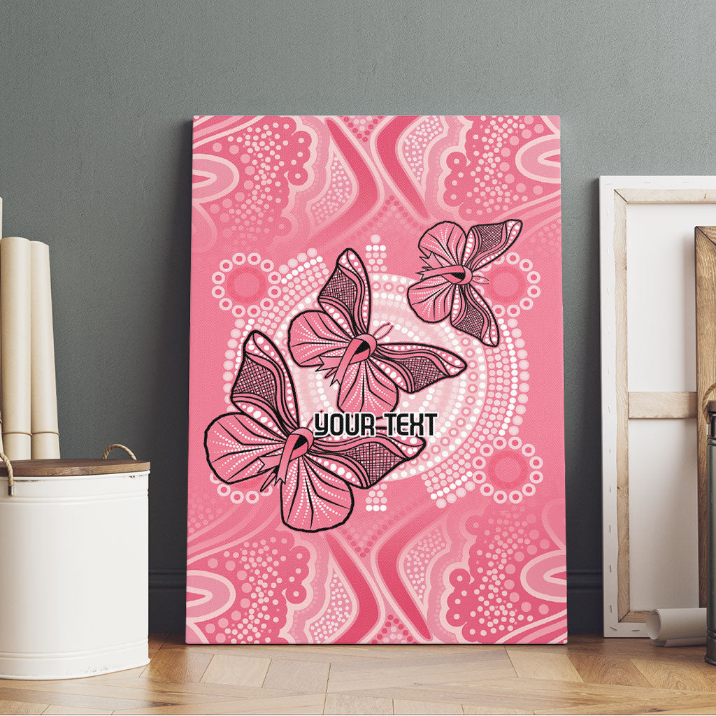 Personalized Pink Butterfly Spirit Canvas Wall Art Australia’s Breast Cancer Support