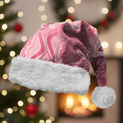 Personalized Pink Butterfly Spirit Christmas Santa Hat Australia’s Breast Cancer Support
