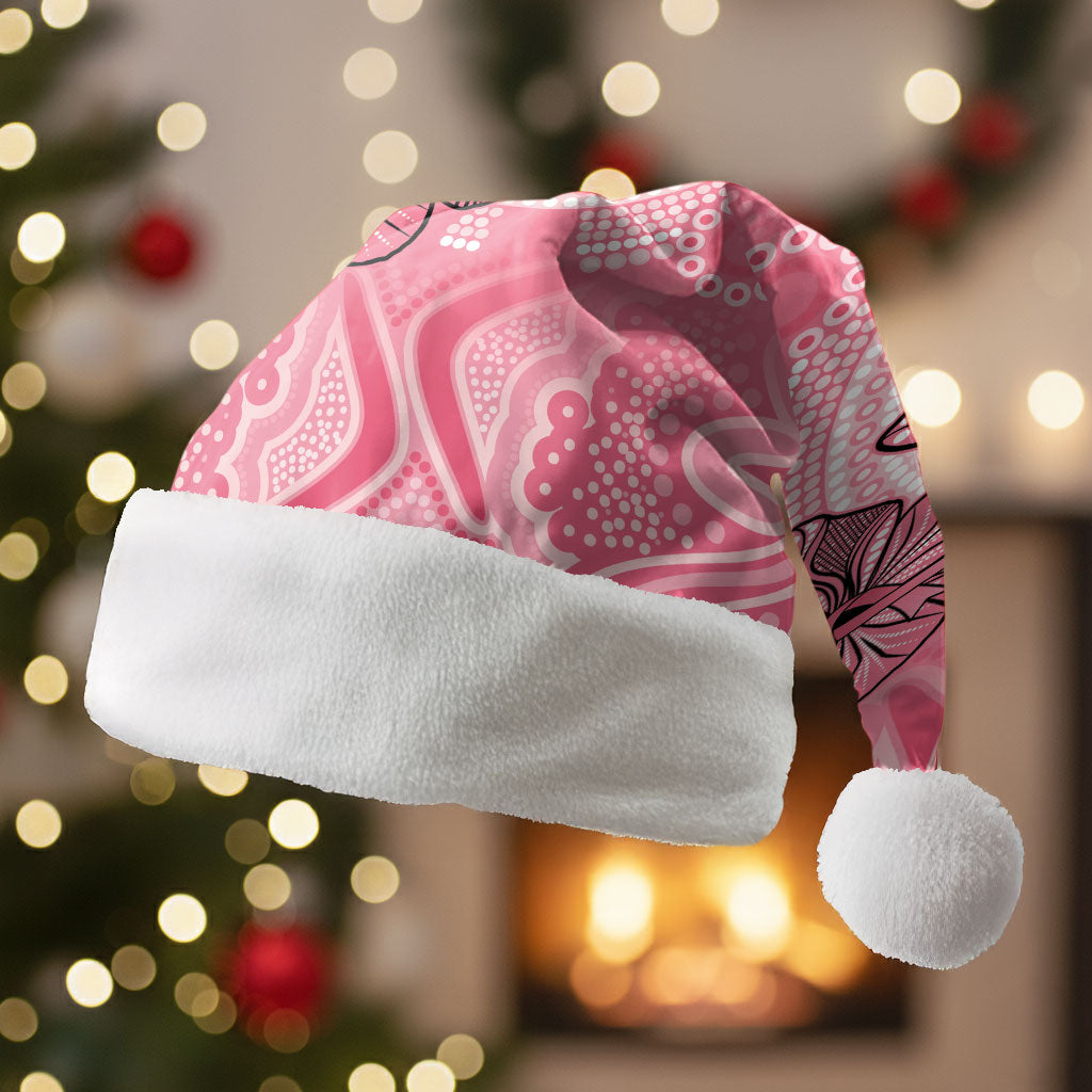 Personalized Pink Butterfly Spirit Christmas Santa Hat Australia’s Breast Cancer Support