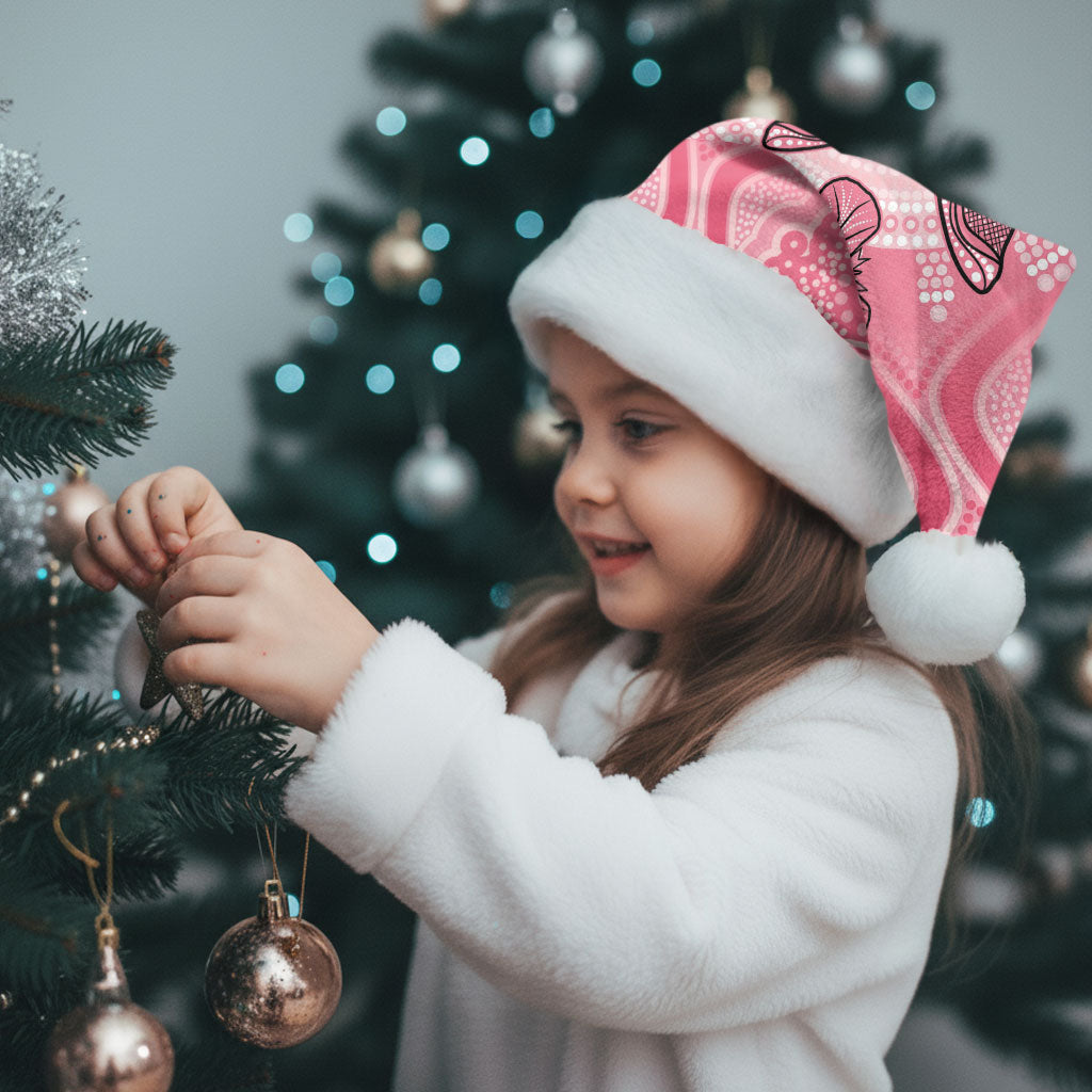 Personalized Pink Butterfly Spirit Christmas Santa Hat Australia’s Breast Cancer Support
