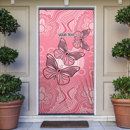 Personalized Pink Butterfly Spirit Door Cover Australia’s Breast Cancer Support