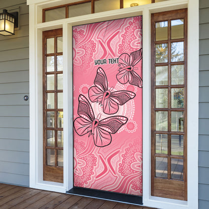 Personalized Pink Butterfly Spirit Door Cover Australia’s Breast Cancer Support