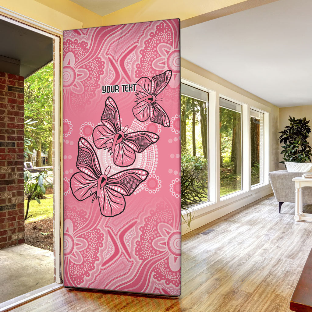 Personalized Pink Butterfly Spirit Door Cover Australia’s Breast Cancer Support
