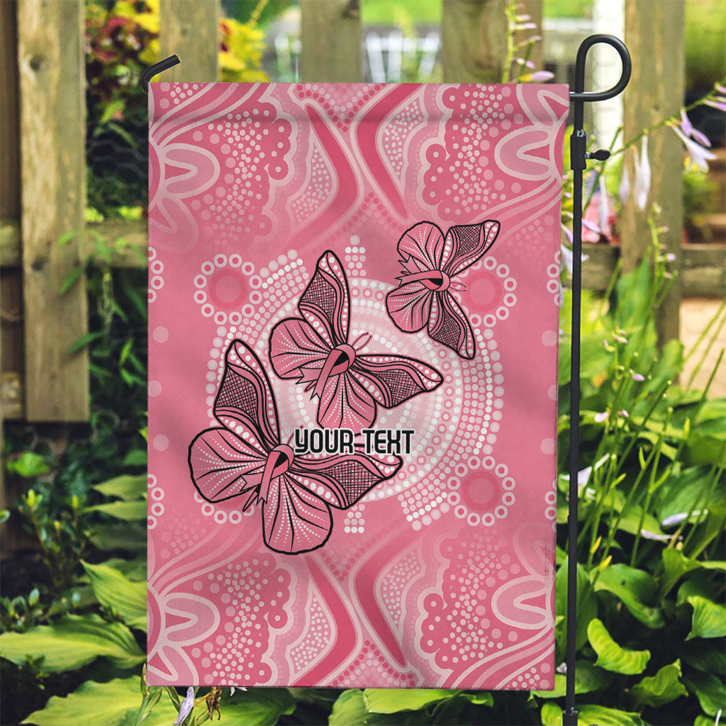 Personalized Pink Butterfly Spirit Garden Flag Australia’s Breast Cancer Support