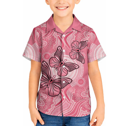 Personalized Pink Butterfly Spirit Hawaiian Shirt Australia’s Breast Cancer Support