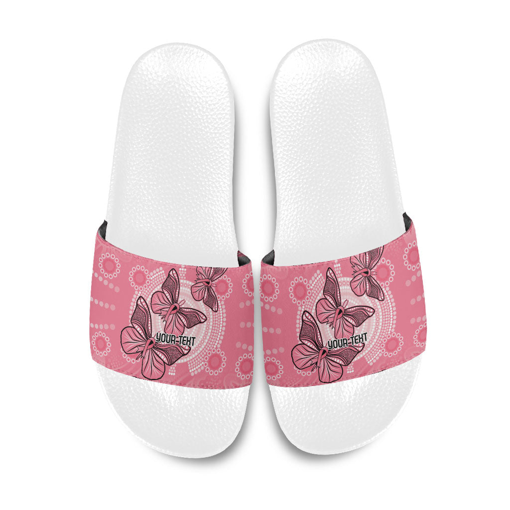 Personalized Pink Butterfly Spirit Slide Sandals Australia’s Breast Cancer Support