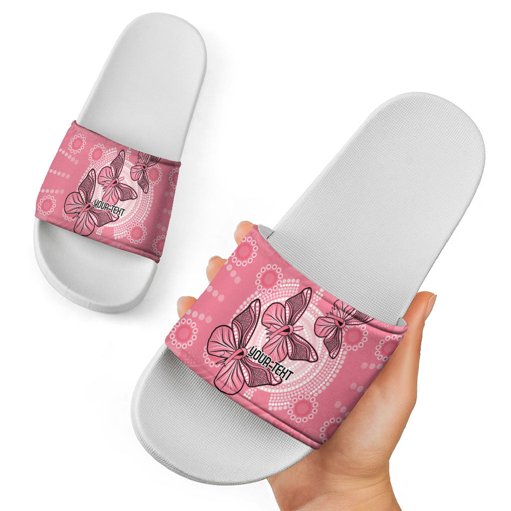 Personalized Pink Butterfly Spirit Slide Sandals Australia’s Breast Cancer Support
