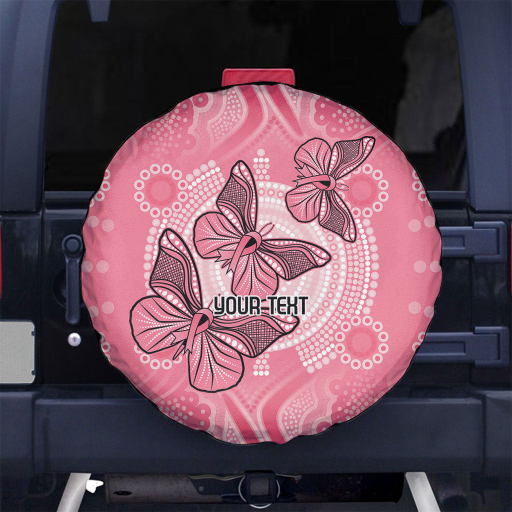 Personalized Pink Butterfly Spirit Spare Tire Cover Australia’s Breast Cancer Support