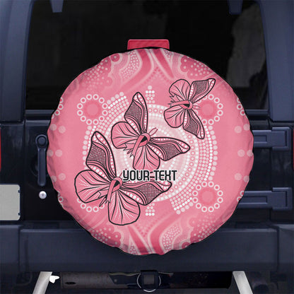 Personalized Pink Butterfly Spirit Spare Tire Cover Australia’s Breast Cancer Support