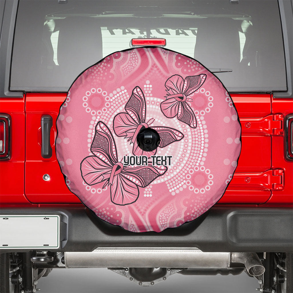 Personalized Pink Butterfly Spirit Spare Tire Cover Australia’s Breast Cancer Support