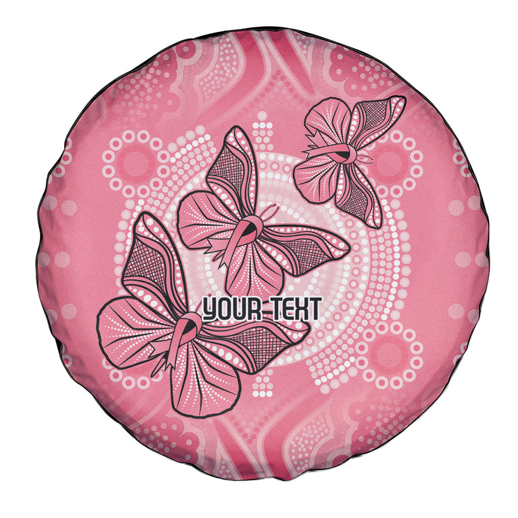 Personalized Pink Butterfly Spirit Spare Tire Cover Australia’s Breast Cancer Support