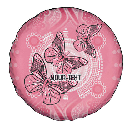 Personalized Pink Butterfly Spirit Spare Tire Cover Australia’s Breast Cancer Support
