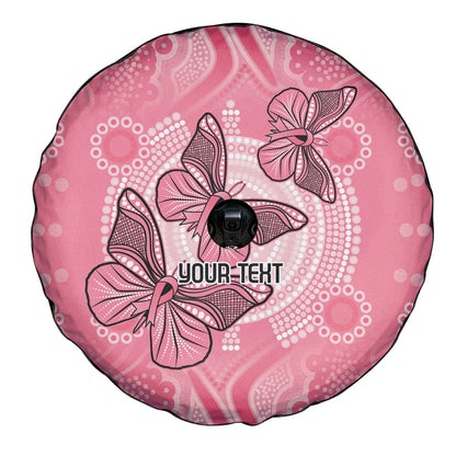Personalized Pink Butterfly Spirit Spare Tire Cover Australia’s Breast Cancer Support