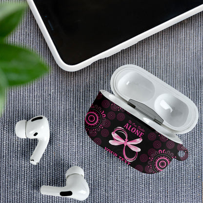 Personalized Pink Dragonfly Aboriginal of Hope AirPods Case Australia’s Breast Cancer Support