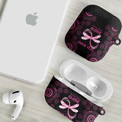 Personalized Pink Dragonfly Aboriginal of Hope AirPods Case Australia’s Breast Cancer Support