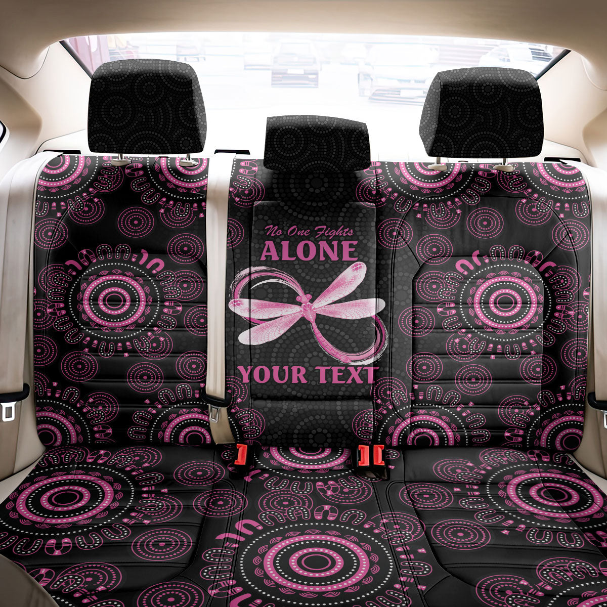 Personalized Pink Dragonfly Aboriginal of Hope Back Car Seat Cover Australia’s Breast Cancer Support