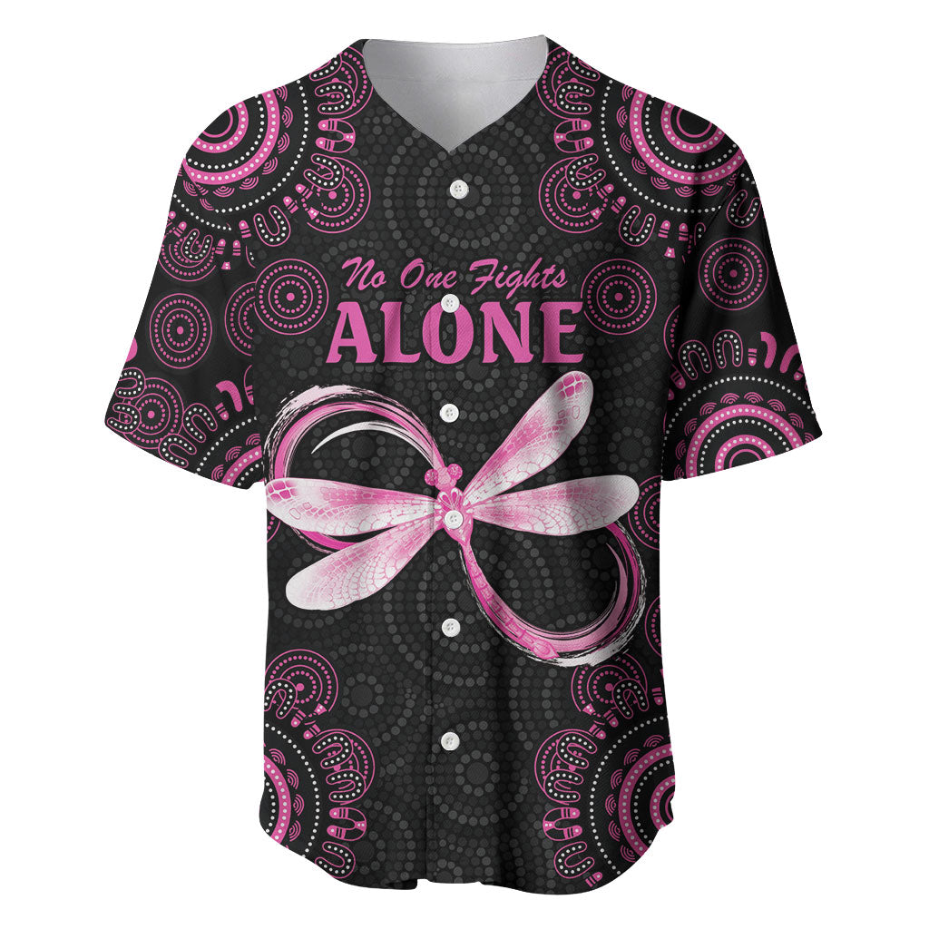 Personalized Pink Dragonfly Aboriginal of Hope Baseball Jersey Australia’s Breast Cancer Support