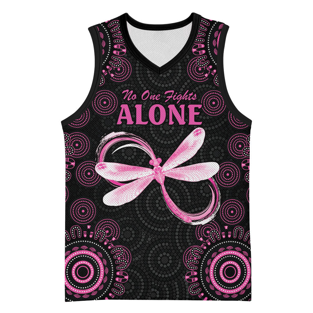 Personalized Pink Dragonfly Aboriginal of Hope Basketball Jersey Australia’s Breast Cancer Support