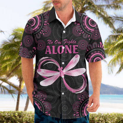 Personalized Pink Dragonfly Aboriginal of Hope Hawaiian Shirt Australia’s Breast Cancer Support