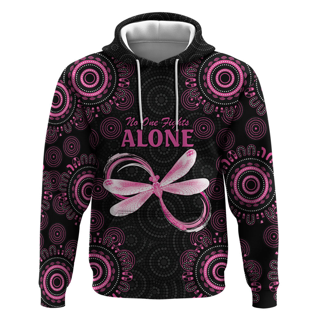 Personalized Pink Dragonfly Aboriginal of Hope Hoodie Australia’s Breast Cancer Support