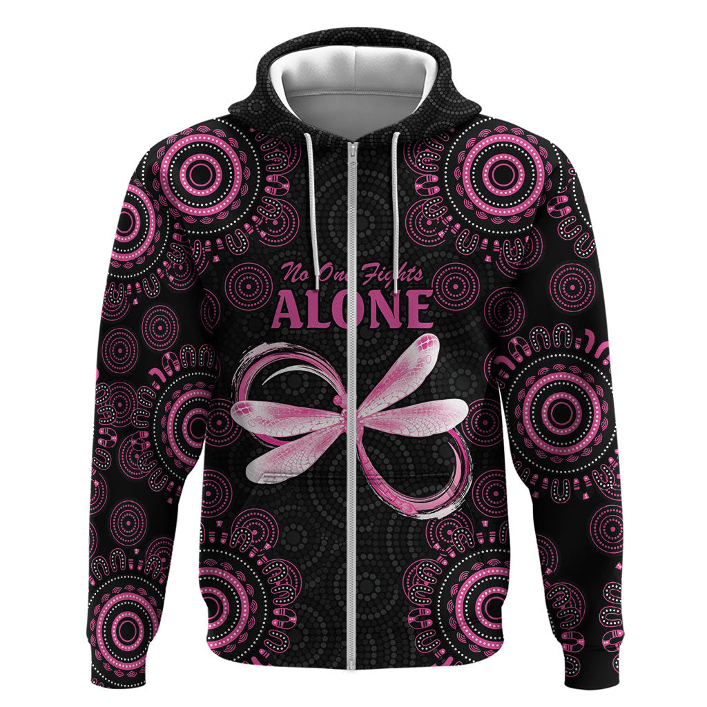 Personalized Pink Dragonfly Aboriginal of Hope Hoodie Australia’s Breast Cancer Support