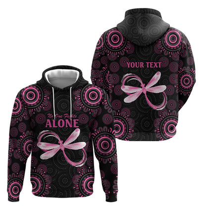 Personalized Pink Dragonfly Aboriginal of Hope Hoodie Australia’s Breast Cancer Support