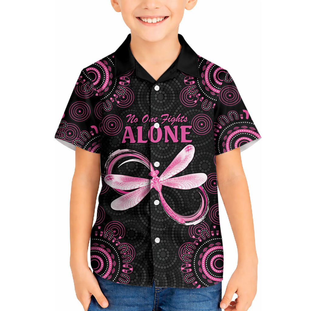 Personalized Pink Dragonfly Aboriginal of Hope Kid Hawaiian Shirt Australia’s Breast Cancer Support
