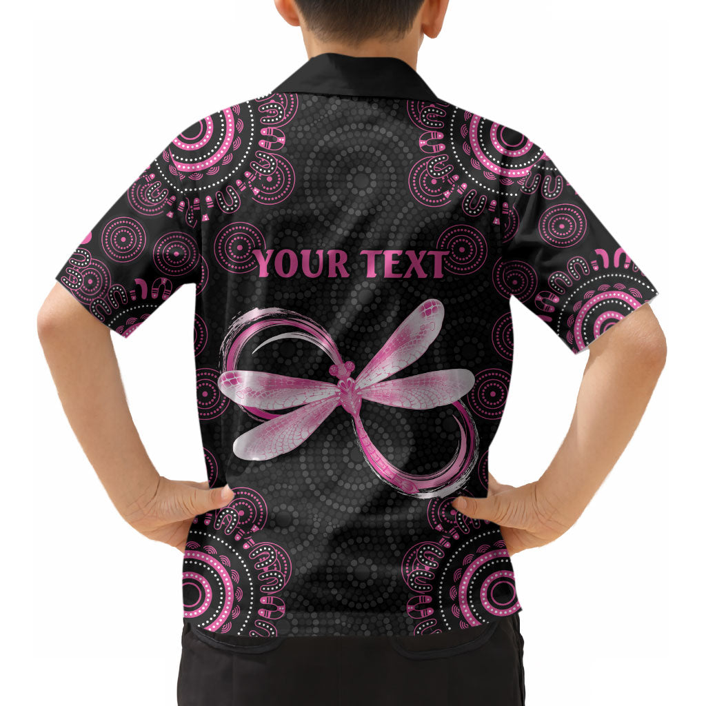 Personalized Pink Dragonfly Aboriginal of Hope Kid Hawaiian Shirt Australia’s Breast Cancer Support