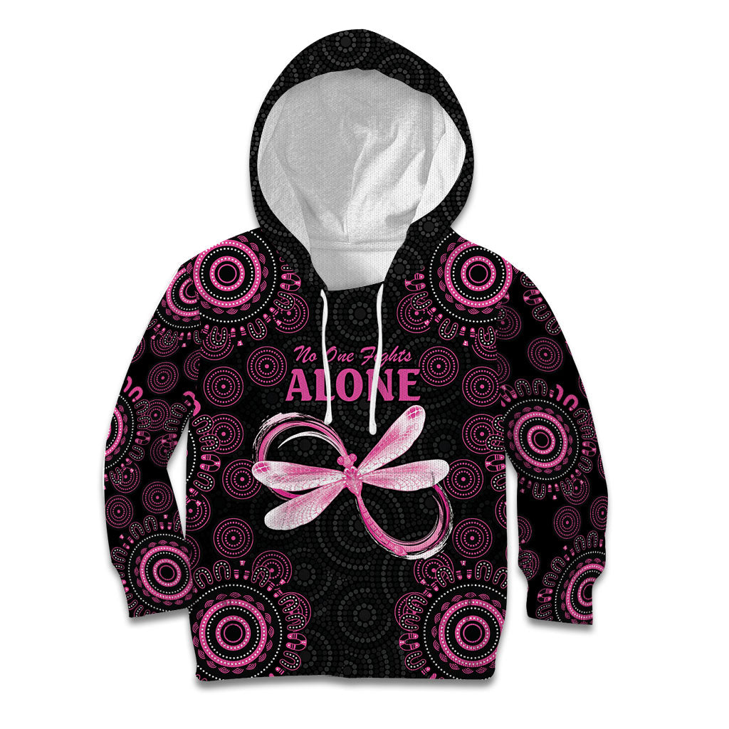 Personalized Pink Dragonfly Aboriginal of Hope Kid Hoodie Australia’s Breast Cancer Support