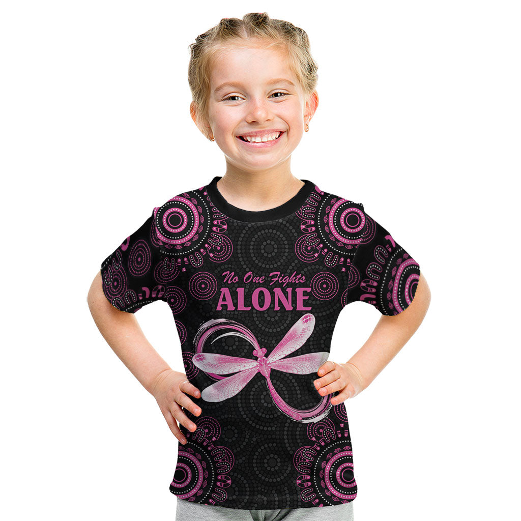 Personalized Pink Dragonfly Aboriginal of Hope Kid T Shirt Australia’s Breast Cancer Support