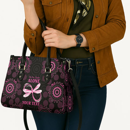 Personalized Pink Dragonfly Aboriginal of Hope Leather Bag Australia’s Breast Cancer Support