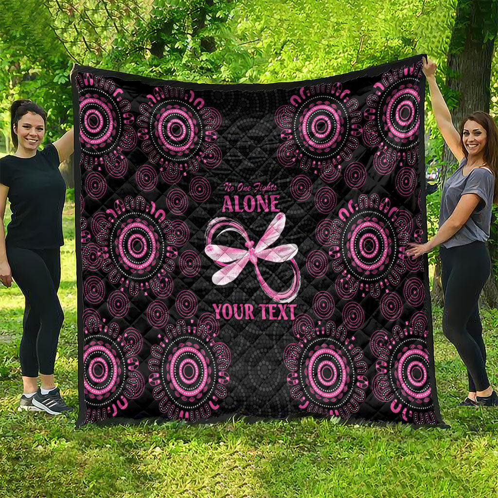 Personalized Pink Dragonfly Aboriginal of Hope Quilt Australia’s Breast Cancer Support