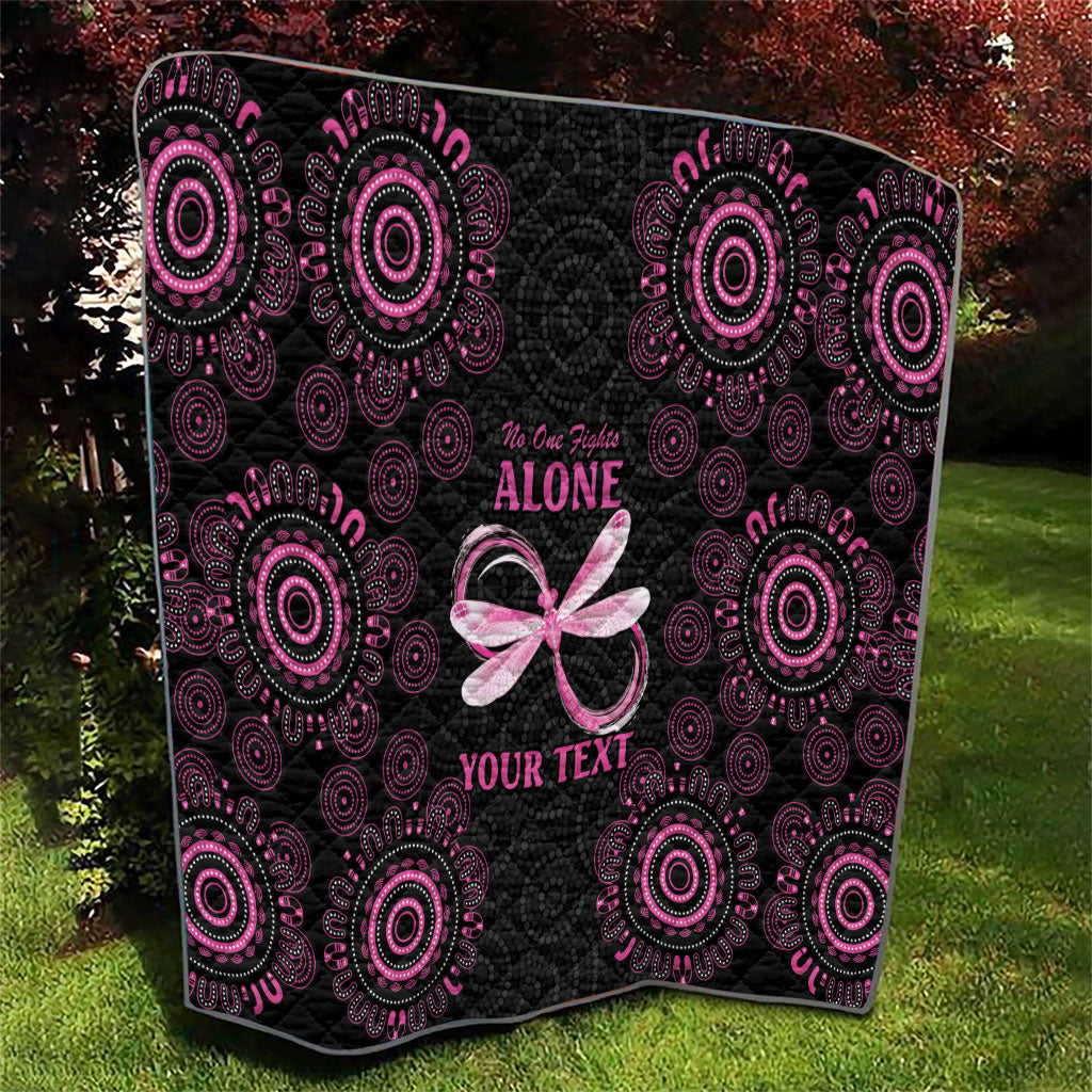 Personalized Pink Dragonfly Aboriginal of Hope Quilt Australia’s Breast Cancer Support