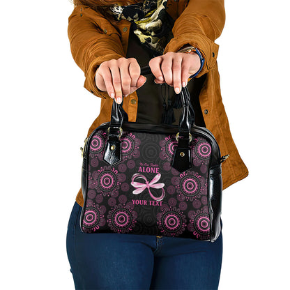 Personalized Pink Dragonfly Aboriginal of Hope Shoulder Handbag Australia’s Breast Cancer Support