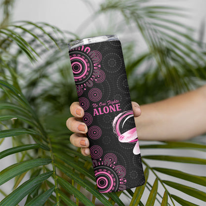 Personalized Pink Dragonfly Aboriginal of Hope Skinny Tumbler Australia’s Breast Cancer Support