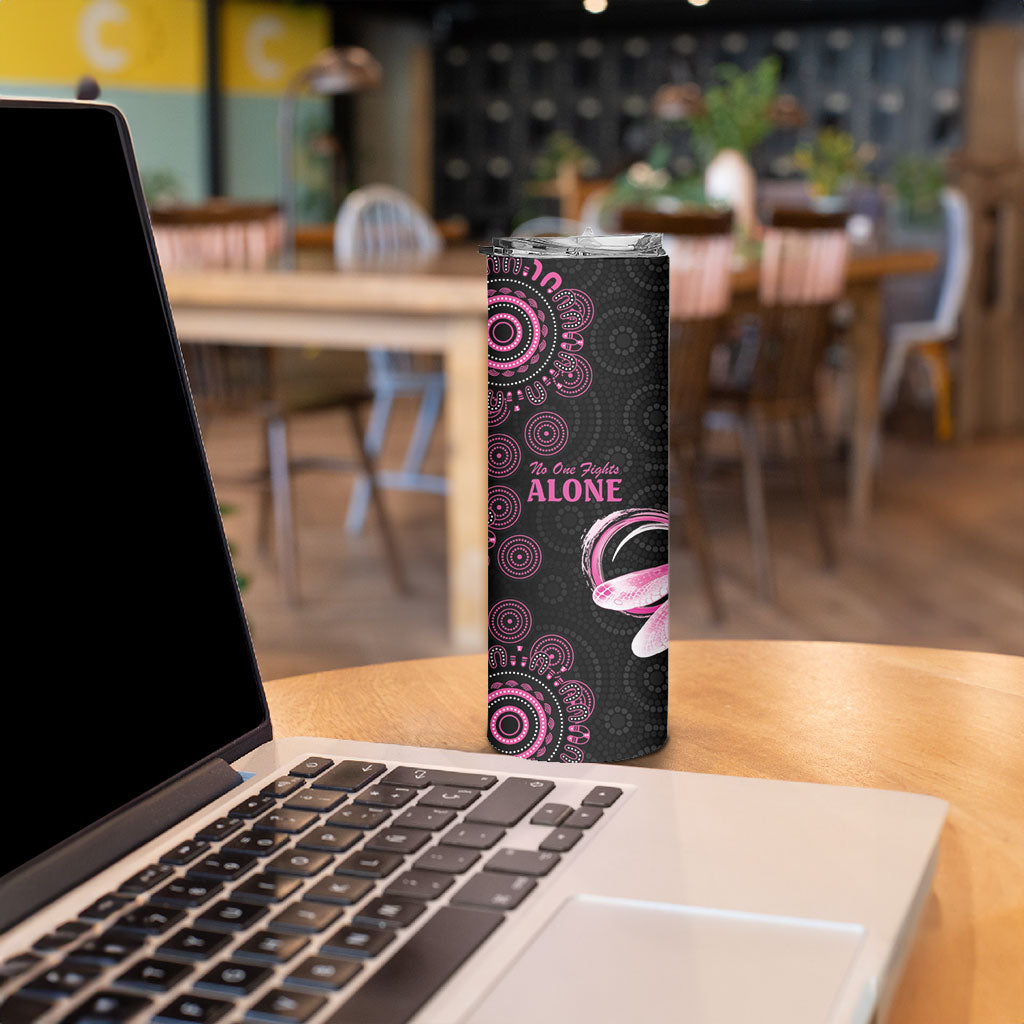 Personalized Pink Dragonfly Aboriginal of Hope Skinny Tumbler Australia’s Breast Cancer Support