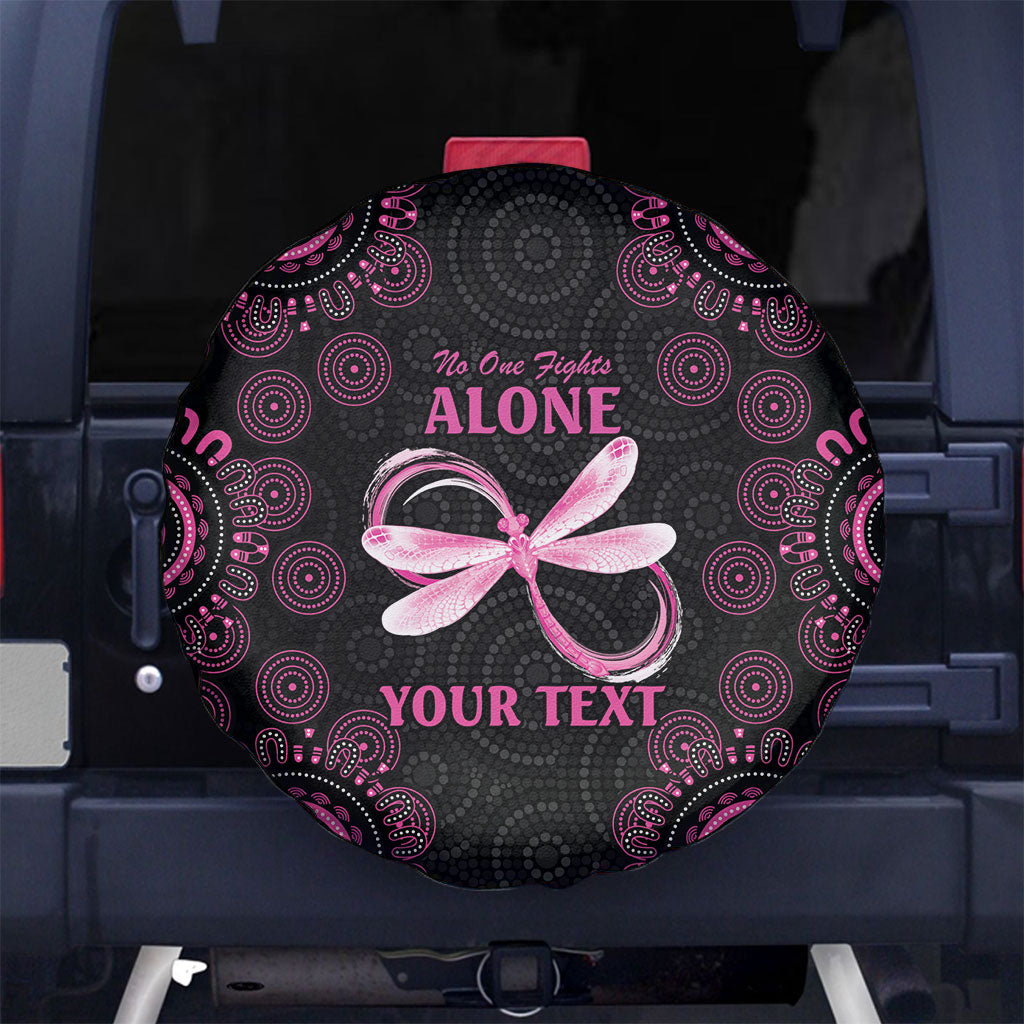 Personalized Pink Dragonfly Aboriginal of Hope Spare Tire Cover Australia’s Breast Cancer Support