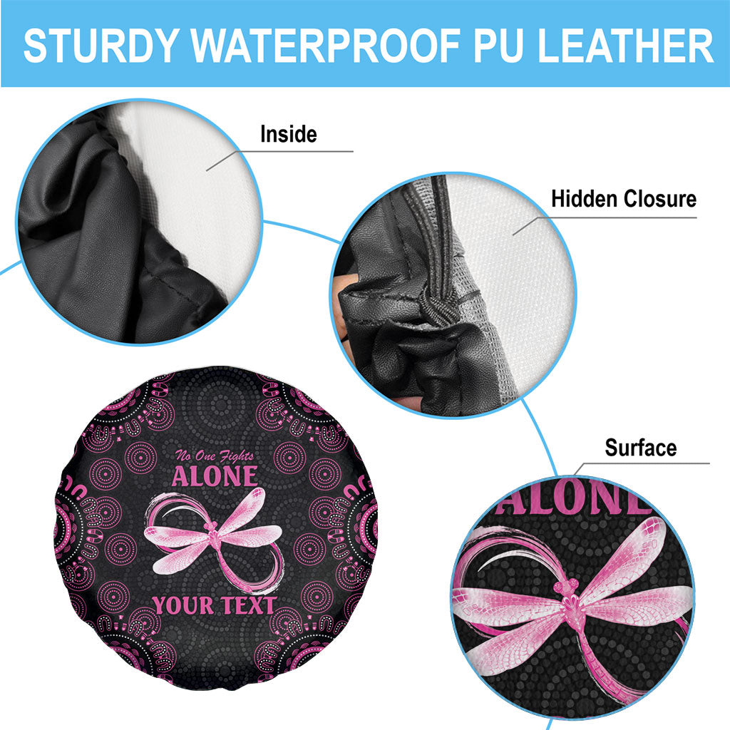 Personalized Pink Dragonfly Aboriginal of Hope Spare Tire Cover Australia’s Breast Cancer Support