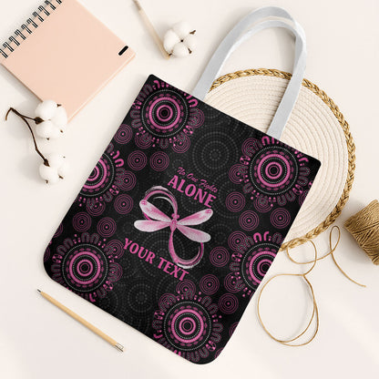 Personalized Pink Dragonfly Aboriginal of Hope Tote Bag Australia’s Breast Cancer Support