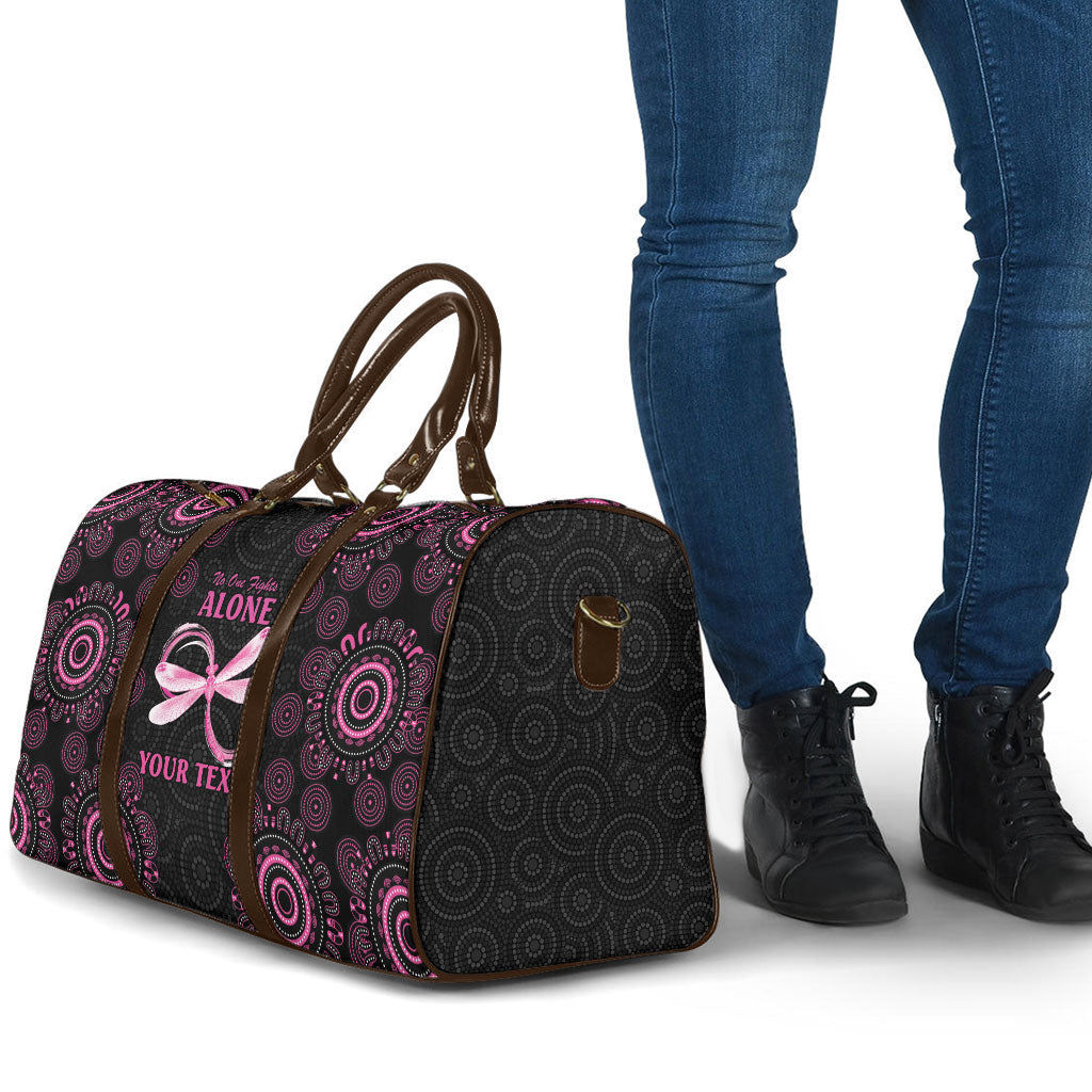 Personalized Pink Dragonfly Aboriginal of Hope Travel Bag Australia’s Breast Cancer Support
