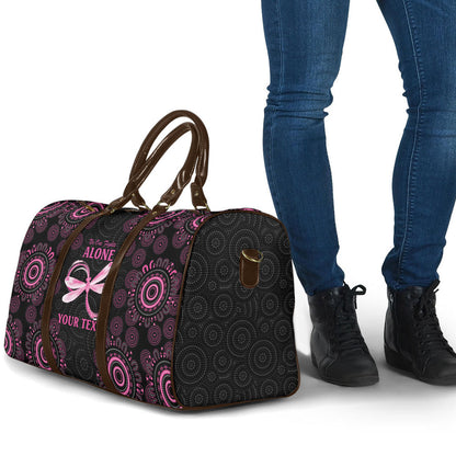 Personalized Pink Dragonfly Aboriginal of Hope Travel Bag Australia’s Breast Cancer Support
