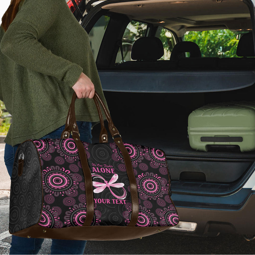 Personalized Pink Dragonfly Aboriginal of Hope Travel Bag Australia’s Breast Cancer Support