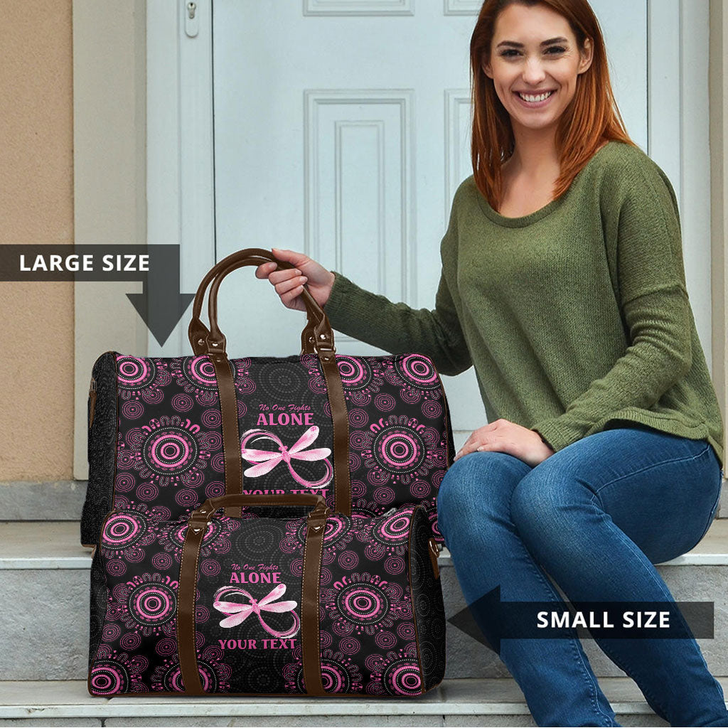 Personalized Pink Dragonfly Aboriginal of Hope Travel Bag Australia’s Breast Cancer Support