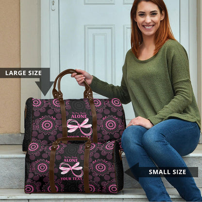 Personalized Pink Dragonfly Aboriginal of Hope Travel Bag Australia’s Breast Cancer Support