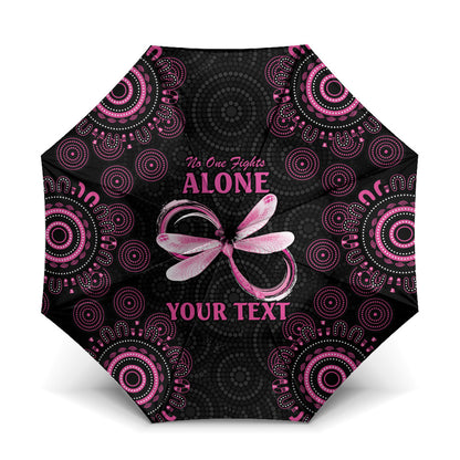 Personalized Pink Dragonfly Aboriginal of Hope Umbrella Australia’s Breast Cancer Support