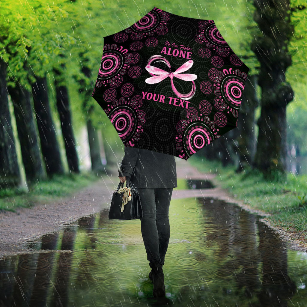 Personalized Pink Dragonfly Aboriginal of Hope Umbrella Australia’s Breast Cancer Support