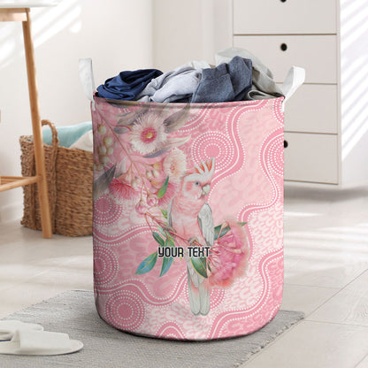 Personalized Pink Galah Fight for Hope and Healing Laundry Basket Australia’s Breast Cancer Support