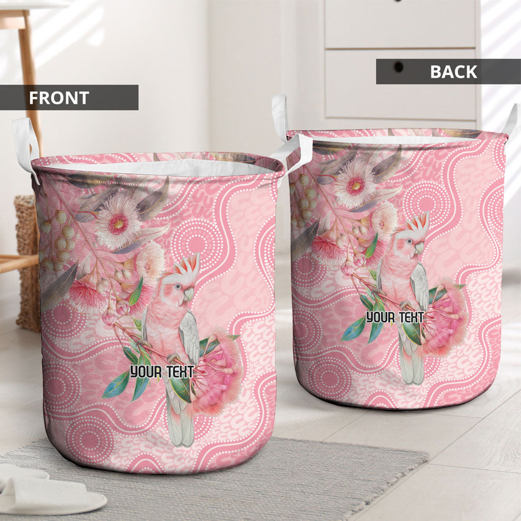 Personalized Pink Galah Fight for Hope and Healing Laundry Basket Australia’s Breast Cancer Support