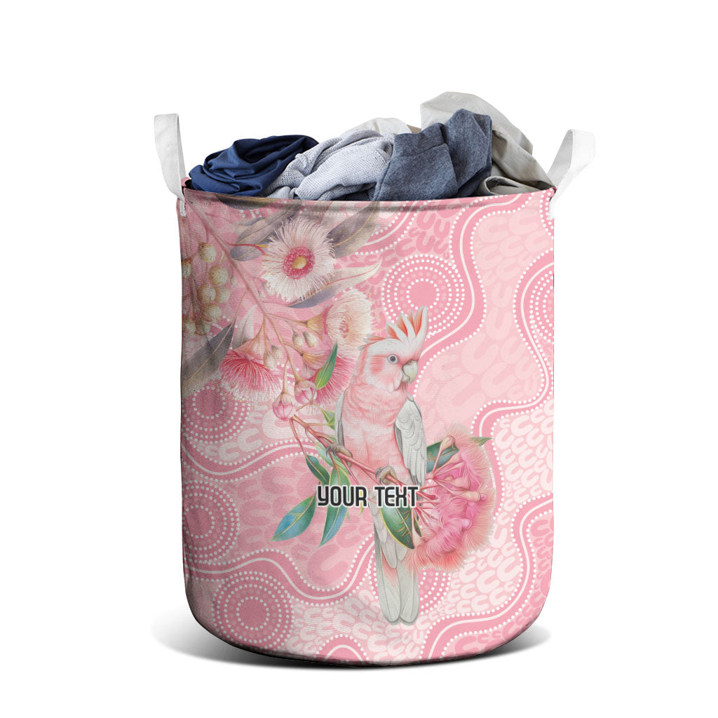 Personalized Pink Galah Fight for Hope and Healing Laundry Basket Australia’s Breast Cancer Support